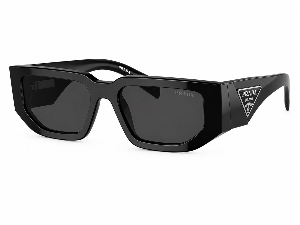 Prada Black Vert Sunglasses SPR 09Z 1AB-5S0 - front view