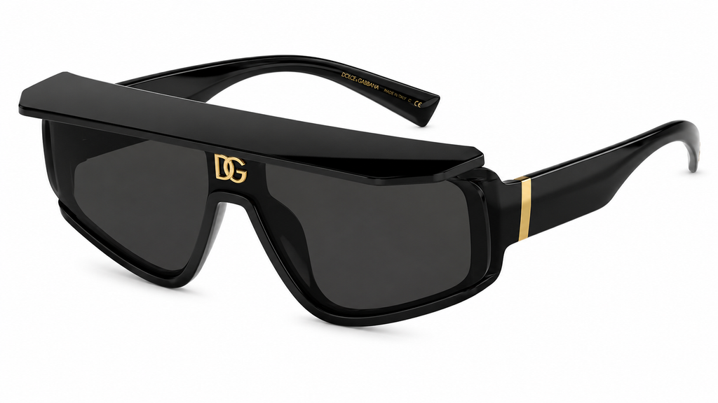 Dolce & Gabbana Harlem Visor Sunglasses - front view