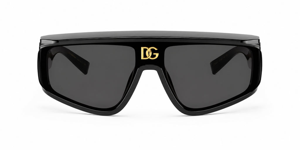 Dolce & Gabbana Harlem Visor Sunglasses - side angle
