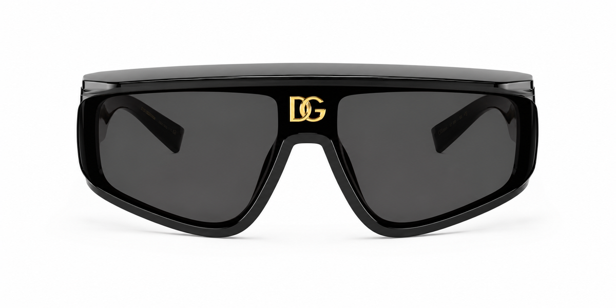 Dolce & Gabbana Harlem Visor Sunglasses - side angle