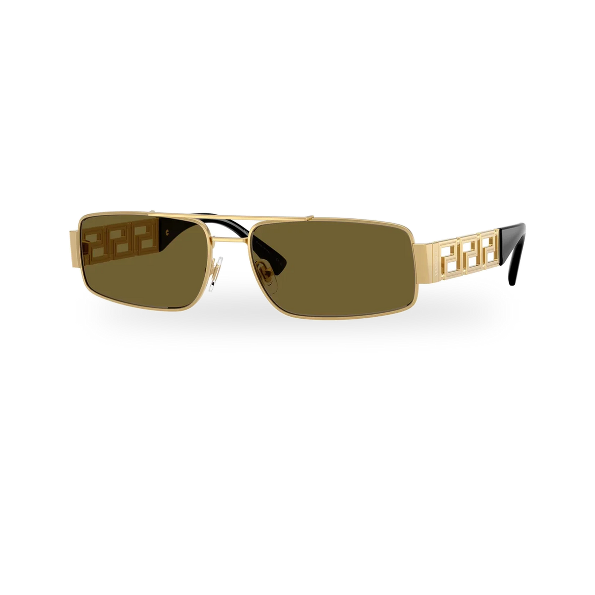 Versace 0VE2257 sunglasses in Gold with Dark brown lenses - transparent product photo with soft shadow