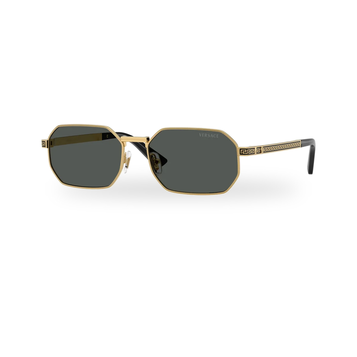 Versace 0VE2297 sunglasses in Gold with Dark grey lenses - transparent product photo with soft shadow