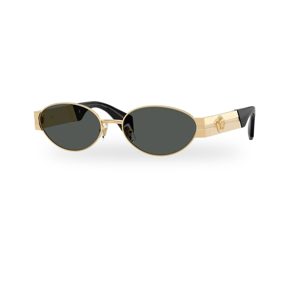 Versace 0VE2301 sunglasses in Gold Versace with Dark grey lenses - transparent product photo with soft shadow