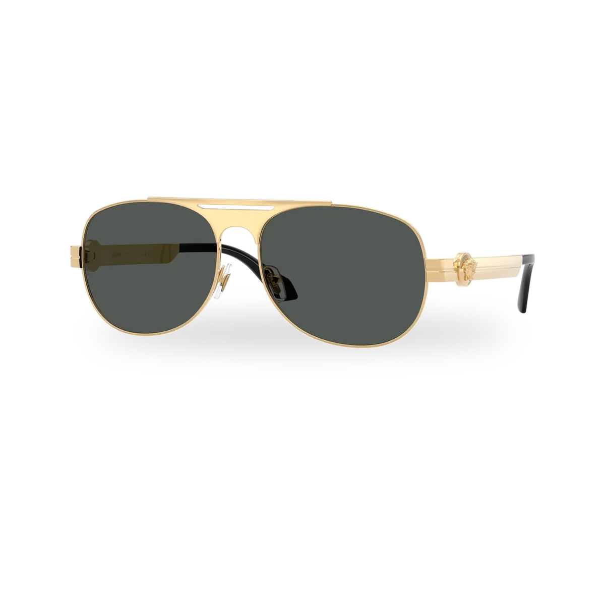 Versace 0VE2302 sunglasses in Gold versace with Dark grey lenses - transparent product photo with soft shadow
