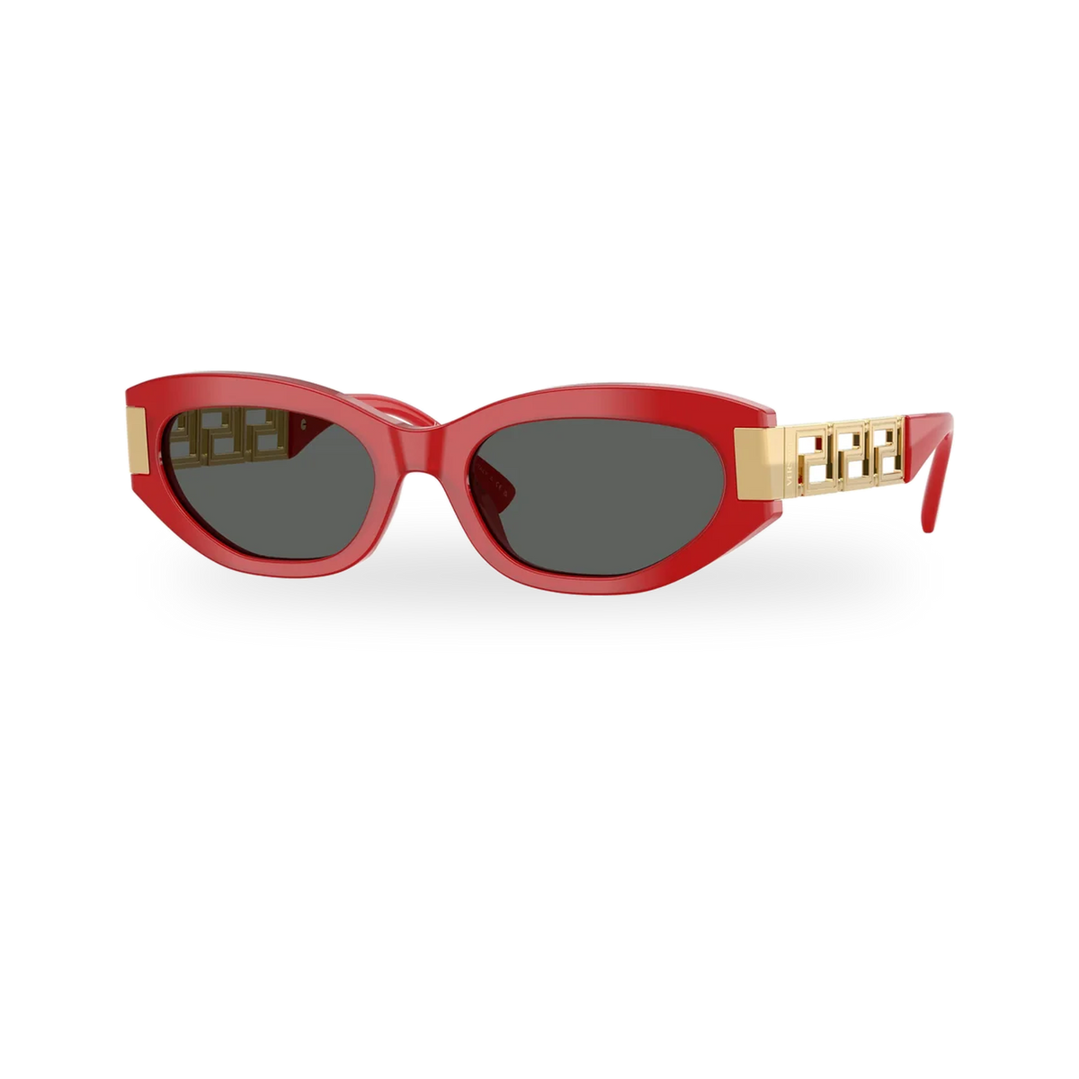Versace 0VE4501 sunglasses in Full red with Dark grey lenses - transparent product photo with soft shadow