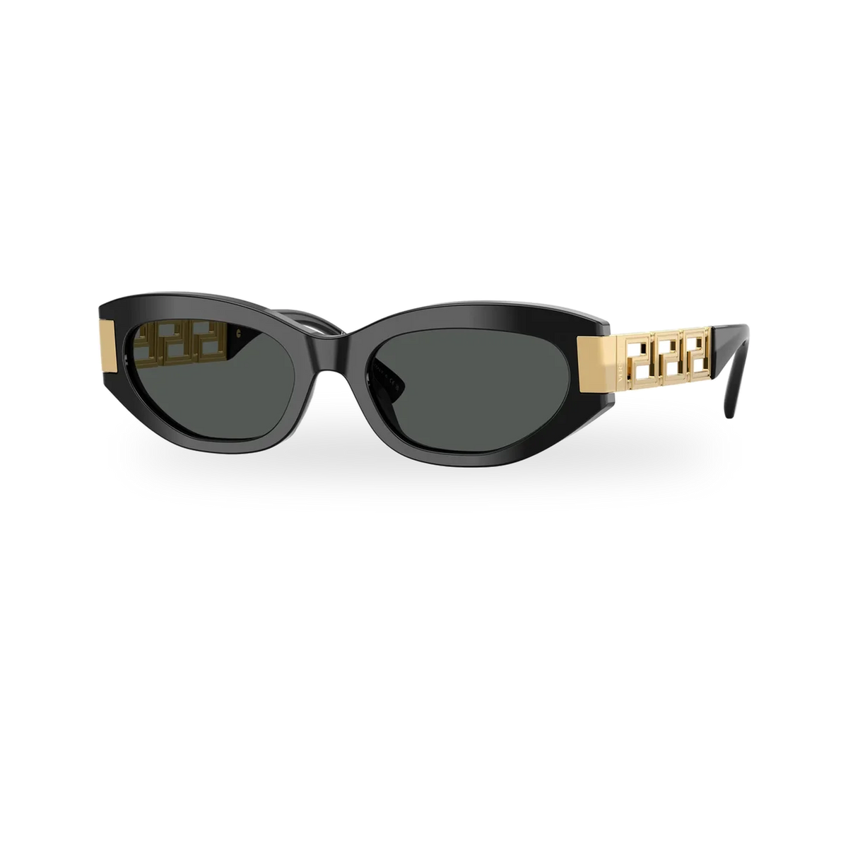 Versace 0VE4501 sunglasses in Black with Dark grey lenses - transparent product photo with soft shadow