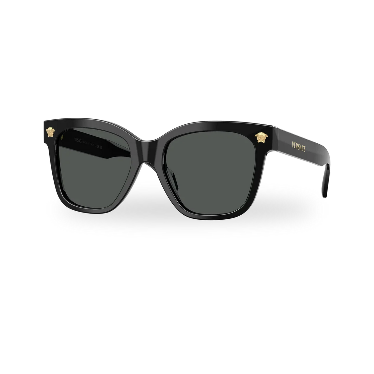 Versace 0VE4511 sunglasses in Black with Dark grey lenses - transparent product photo with soft shadow