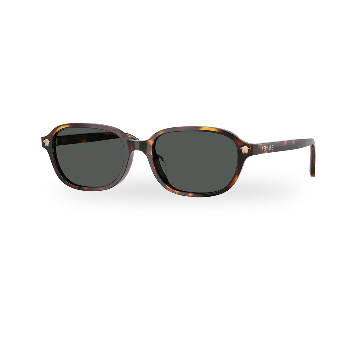 Versace 0VE4514D sunglasses in Havana with Dark brown lenses - transparent product photo with soft shadow