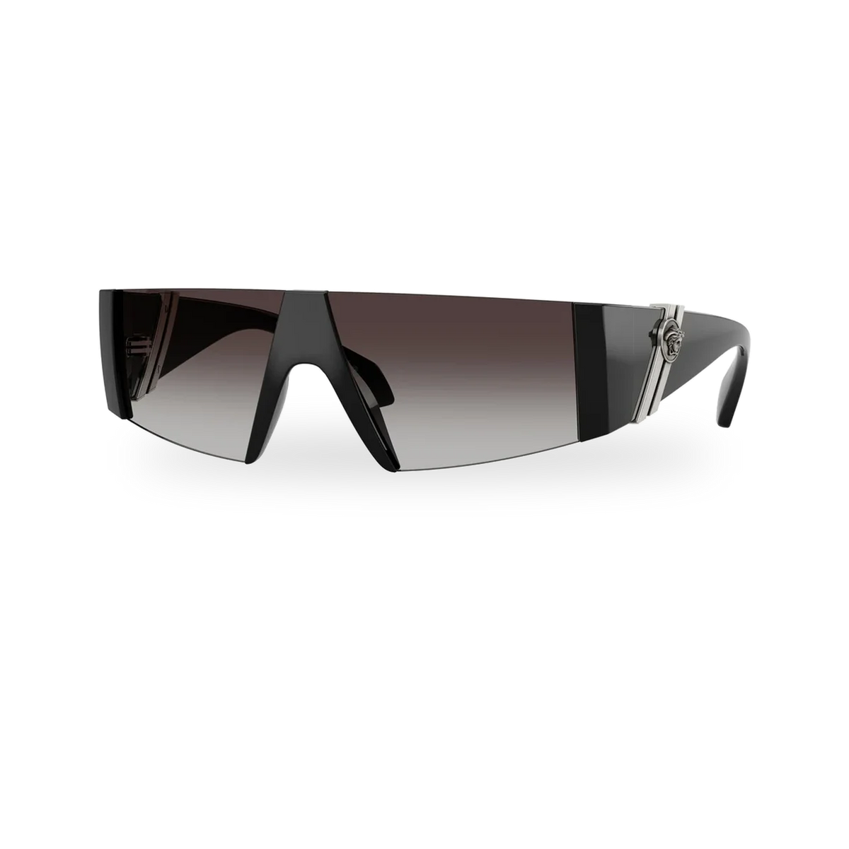Versace 0VE4516 sunglasses in Black with Grey gradient lenses - transparent product photo with soft shadow