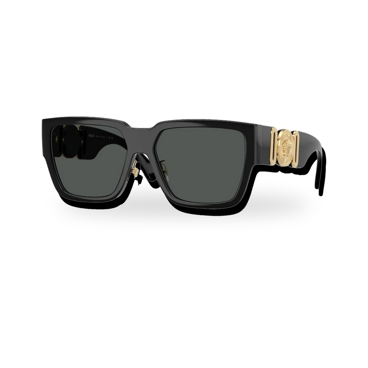 Versace GQ Smooth GOLD Sunglasses - transparent product photo with soft shadow