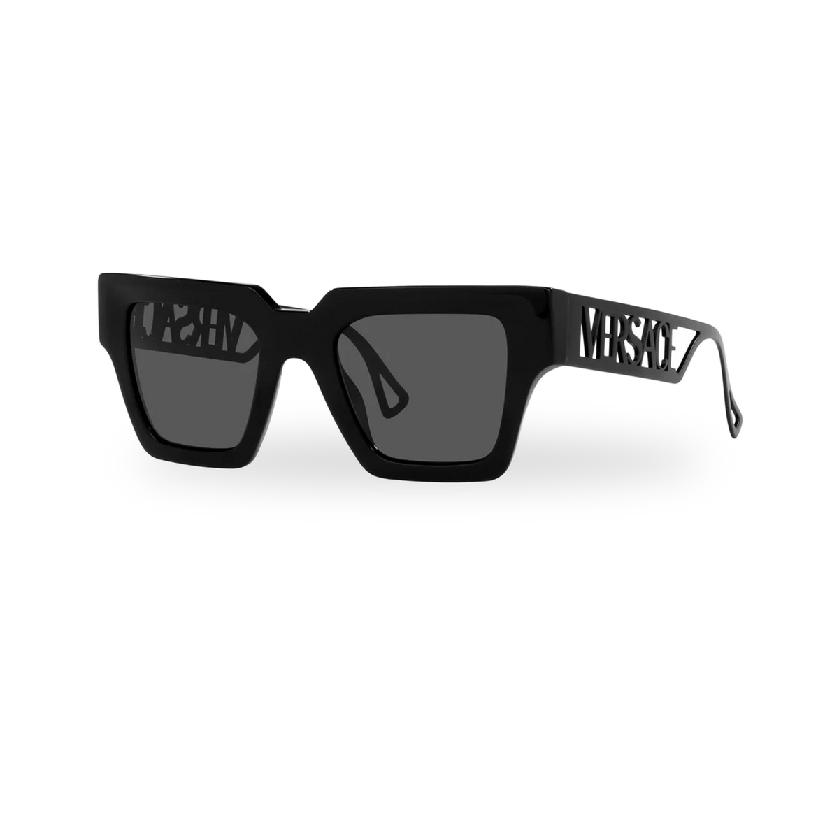Versace Icon Frame Sunglasses Black - transparent product photo with soft shadow