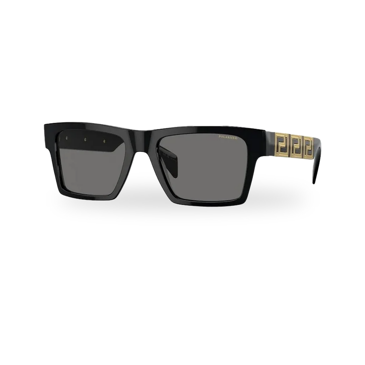 Versace VE4445 Havana Rectangle Sunglasses - transparent product photo with soft shadow