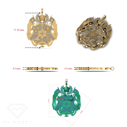 Boss Tongan Diamond Pendant detail 3
