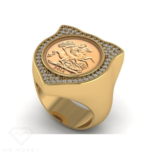 Full Sovereign Shield Ring