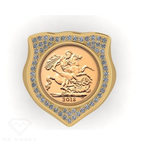 Full Sovereign Shield Ring
