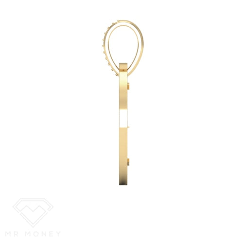 Detail view of Half Sovereign Mr Money Pendant Yellow Gold from Mr Money NZ