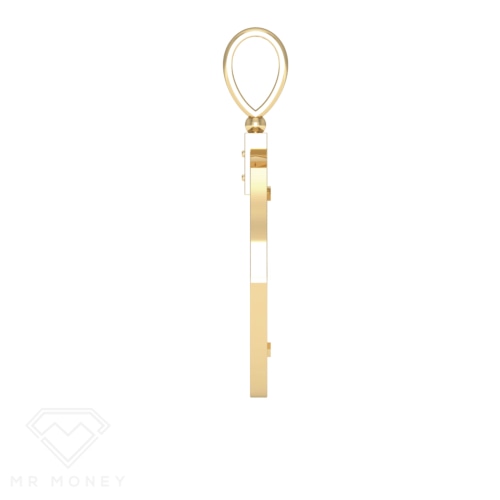 Detail view of Full Sovereign Diamond Pendant from Mr Money NZ